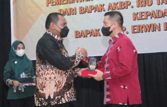 Lepas Sambut Kapolres Baubau, Ini Harapan Besar Wakil Wali Kota…