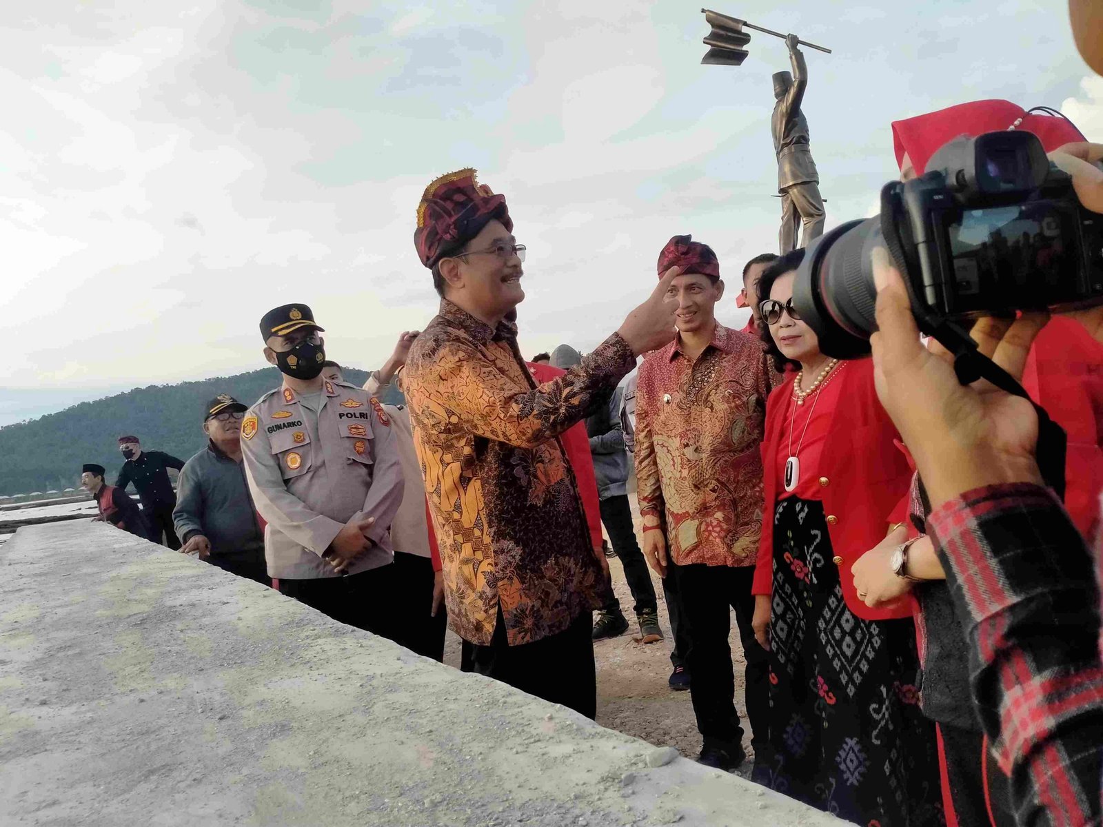 Djarot, Resmikan pelabuhan bandar batauga