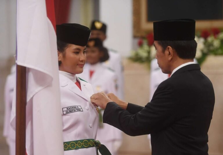 Presiden Kukuhkan Pasukan Pengibar Bendera Pusaka Nasional
