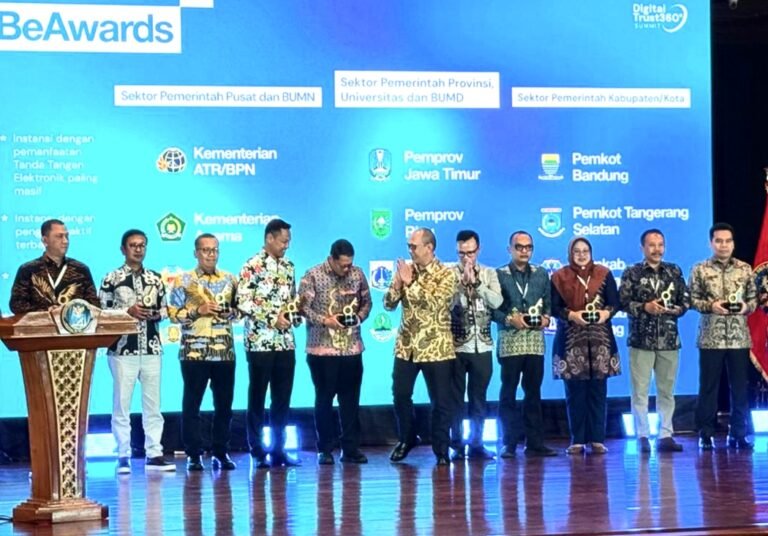 Kementerian ATR/BPN, Instansi dengan Pemanfaatan Tanda Tangan Elektronik Paling Masif