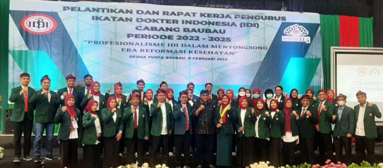 dr. Sulyanti Rachman Badawi Resmi Nahkodai IDI Baubau