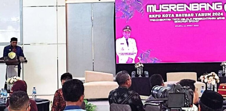 2024, Arah Pembangunan Baubau Fokus Tiga Tujuan