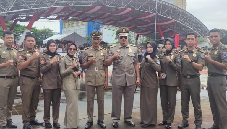 Back Up Personel TNI/Polri, Satpol PP Busel Bentuk Tim Pengamanan Idul Fitri