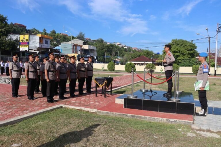 Sejumlah Kasat dan Kapolsek di Polres Baubau Dirotasi