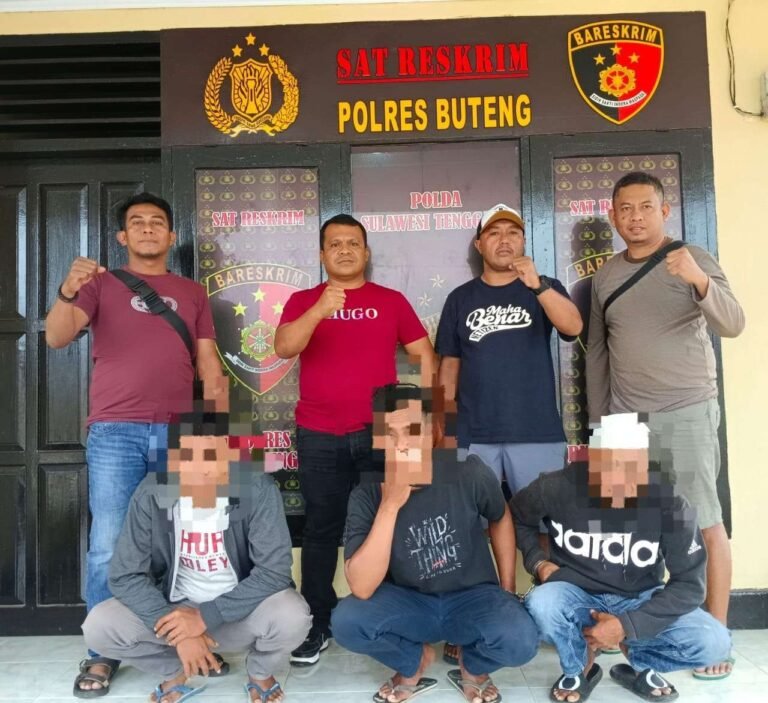Polres Buteng Ciduk Tiga Pria Pencuri Sapi
