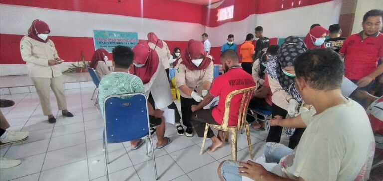 Cegah Penyakit Menular, Dinkes Baubau Screening Ratusan Napi