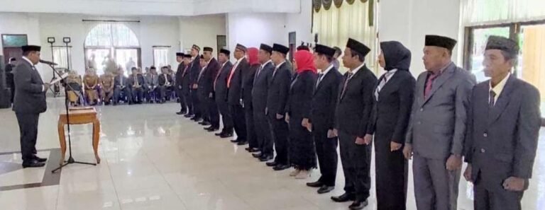 Ahmad Monianse Lantik Kepala OPD Hasil Lelang Jabatan