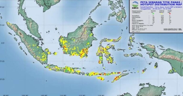 Satu Titik Panas di Talaga Raya Kategori Tinggi