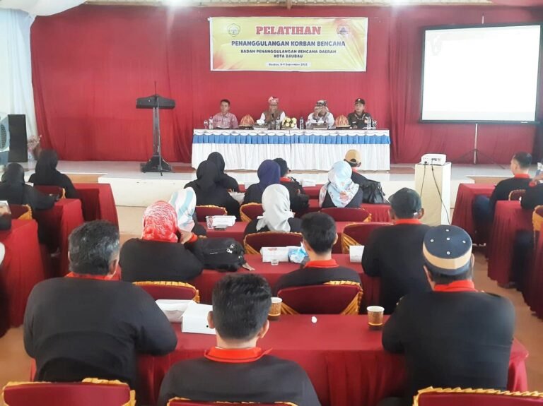 BPBD Baubau Gelar Pelatihan Penanggulangan Korban Bencana