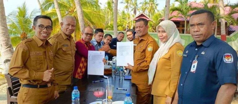 Pemkot dan KPU Baubau Teken NPHD Pemilukada 2024