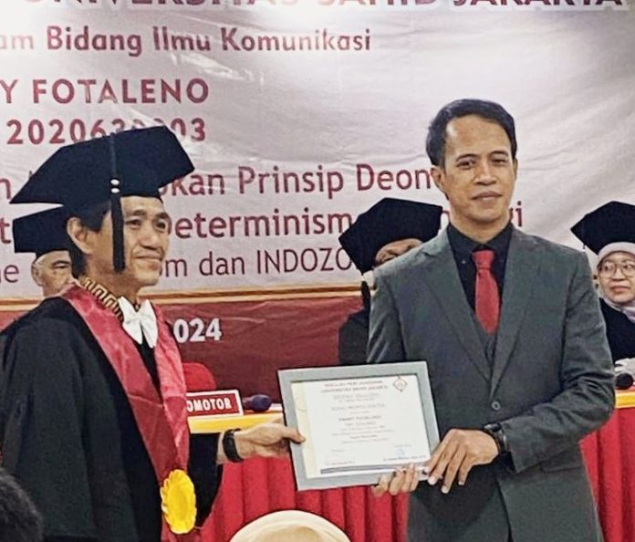 Doktor, Fahmi Fotaleno, Universitas Sahid, Pascasarjana