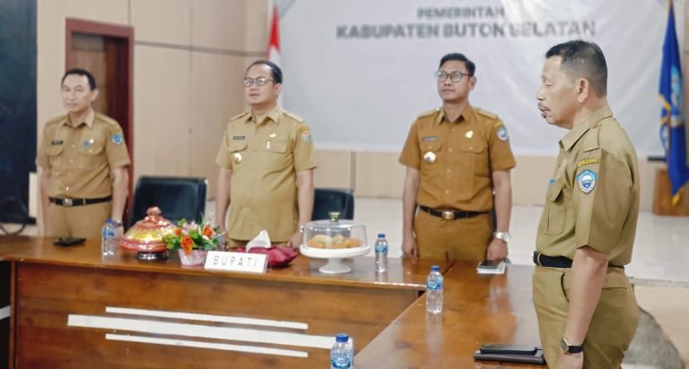 Pemkab Buton Selatan Ikuti Rakor Virtual Pengendalian Inflasi Daerah Bersama Kemendagri