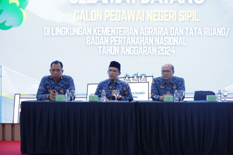 1.324 CPNS Resmi Bergabung, Kementerian ATR/BPN Bekali Generasi Baru Pelayan Publik