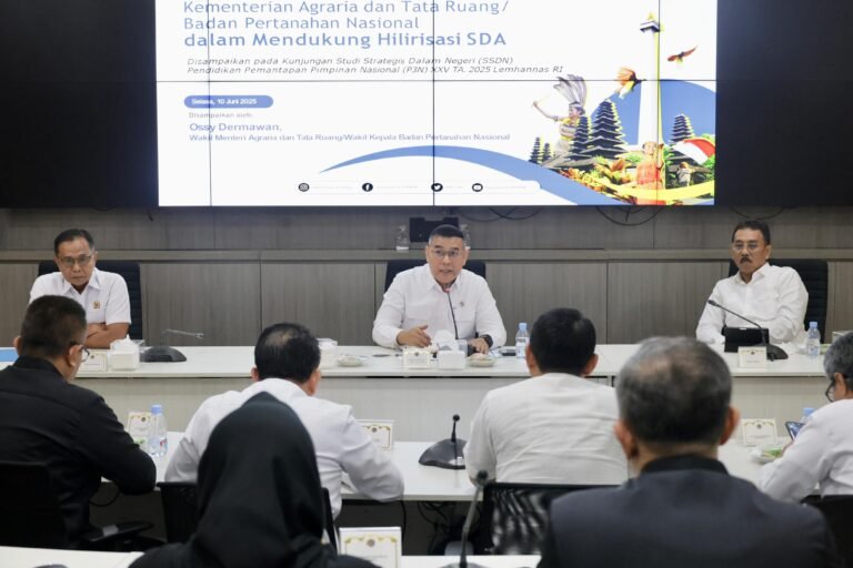 Wamen ATR/BPN Terima Kunjungan Peserta P3N LEMHANNAS RI, Bahas Peran Strategis dalam Hilirisasi SDA