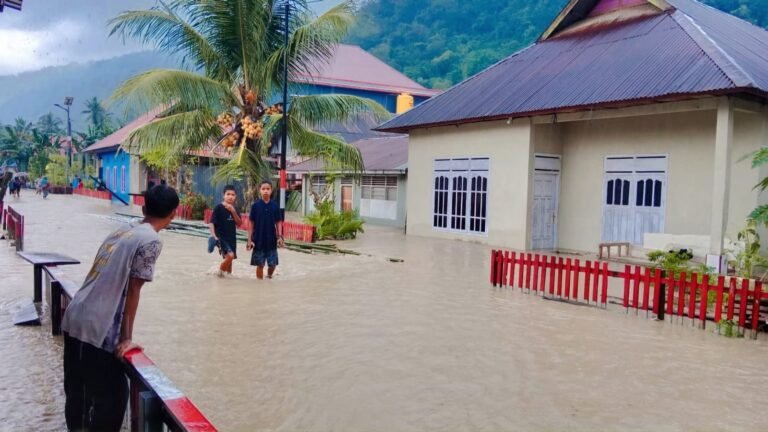 Puluhan Rumah di Buton Selatan Terendam, Sungai Wandoke Meluap Akibat Hujan Deras