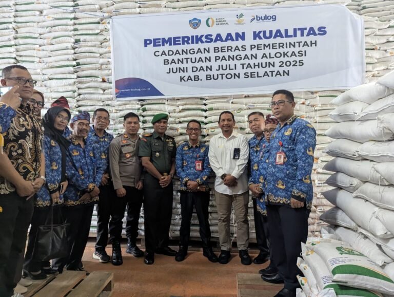 Bantuan Beras CPP Buton Selatan Capai 124 Ton, Penerima Manfaat 6000 KK