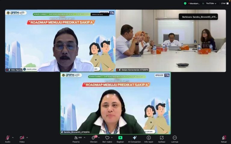 SAKIP Bukan Formalitas Tapi Tanggung Jawab ke Rakyat, Irjen dan Sekjen ATR/BPN: Kepemimpinan Kunci Raih Predikat SAKIP A