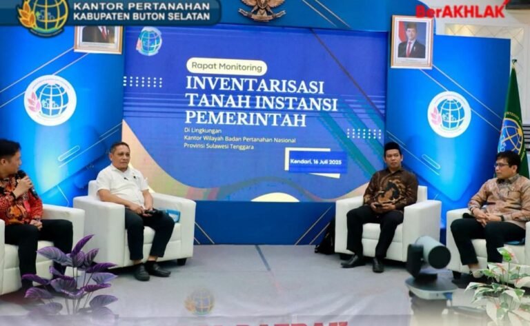 BPN Sultra Tuntaskan PSN Lebih Awal, Rakerda 2025 Fokus Evaluasi dan Transformasi Digital