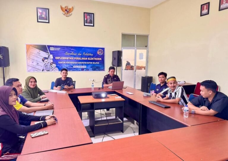 Kantah Buton Selatan Dukung Transformasi Digital Lewat Peralihan Elektronik