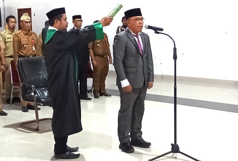 Bupati Buton Selatan Lantik La Ode Harwanto sebagai Pj Sekda, Gantikan La Ode Budiman
