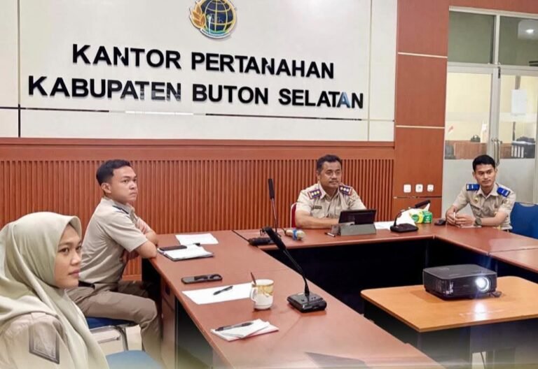 Monev PTSL 2025, Kantah Buton Selatan Fokus Tingkatkan Pelayanan Pertanahan