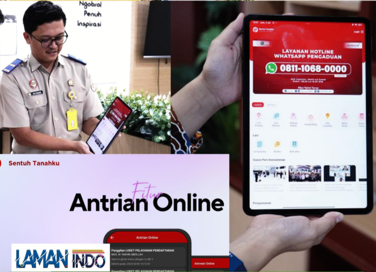 Kementerian ATR/BPN Luncurkan Antrian Online di Aplikasi Sentuh Tanahku, Permudah Layanan Pertanahan