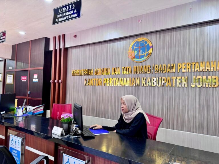 WFA Diterapkan, Kantah Jombang Tetap Layani Masyarakat Selama Libur Nasional