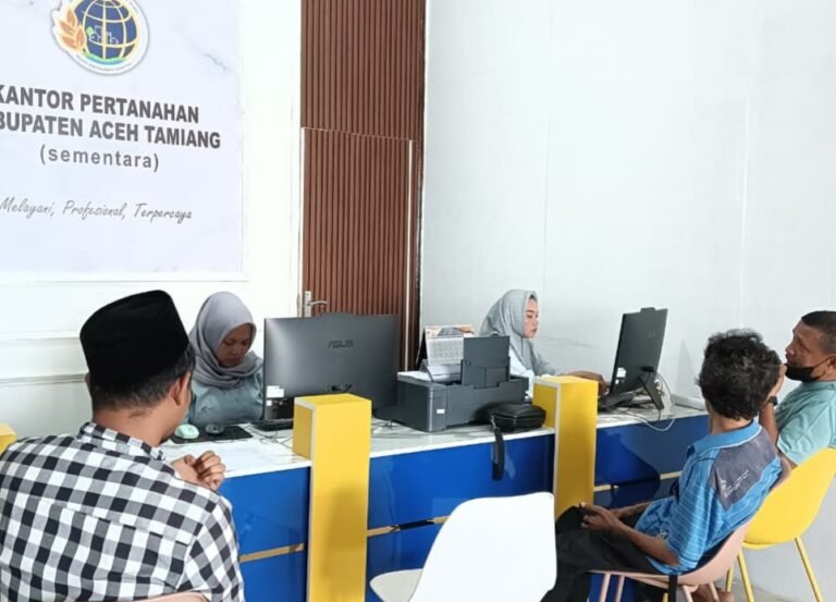 Sertipikat Elektronik Jadi Solusi di Tengah Ancaman Bencana di Aceh