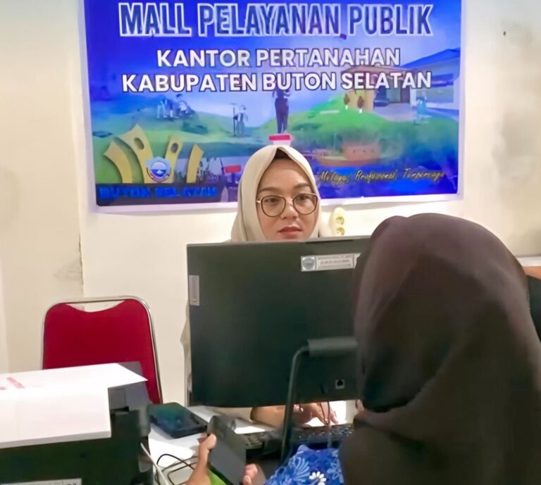 Layanan Pertanahan Kini Hadir di Mall Pelayanan Publik Buton Selatan, Akses Masyarakat Kian Mudah