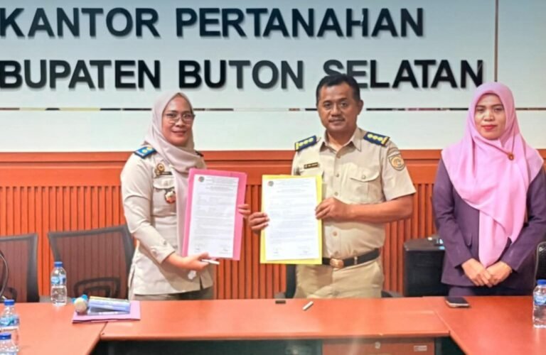 Sertijab Kepala Kantah Buton Selatan, Perkuat Komitmen Pelayanan Publik