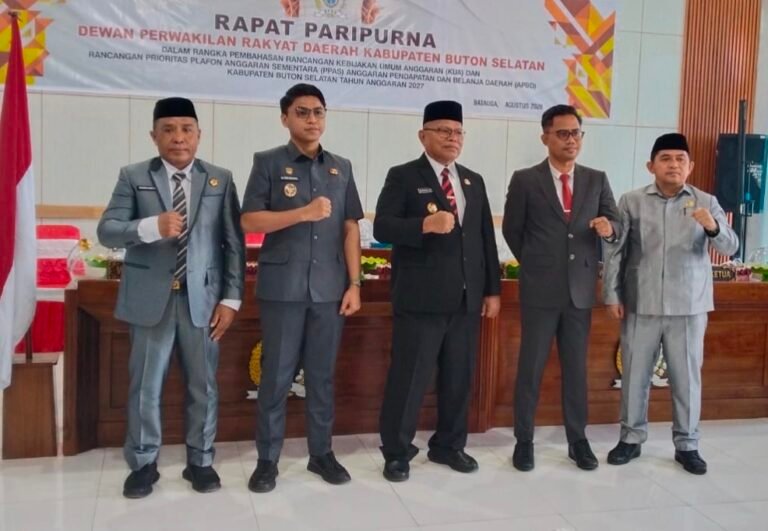 DPRD Buton Selatan Bahas KUA-PPAS APBD 2027, Bupati Adios Dorong Anggaran Tepat Sasaran