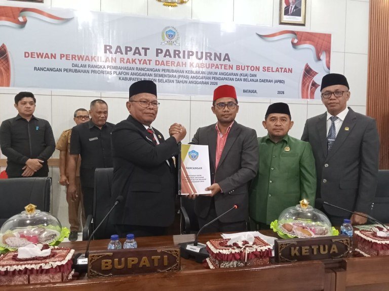 KUA-PPAS Perubahan APBD 2026 Buton Selatan Disepakati, DPRD Soroti Pemerataan Pembangunan hingga Listrik 24 Jam